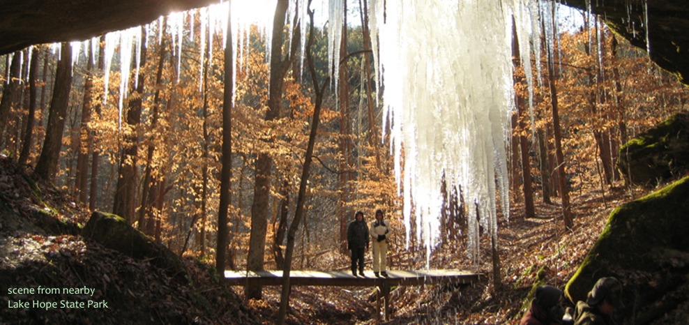 Lake hope in Winter