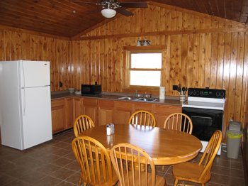 Fully equipped kitchen - Walnut Valley Cabin