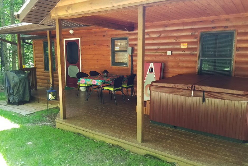 Walnut Valley Cabin deck