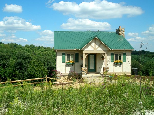 artist pines cottage view