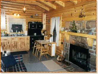 Lazy hollow Cabin interior