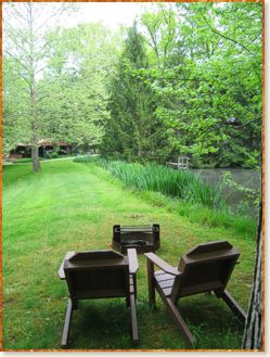 Wind Chime Cabin Firepit