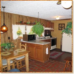 Wind Chime Cabin dining