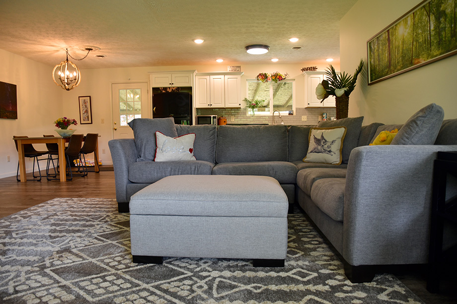 Meadow lane cottage living room