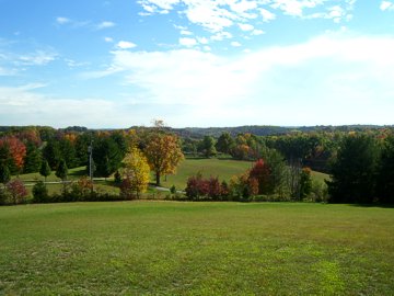 SCENIC COUNTRY VIEW ABOVE CABINS