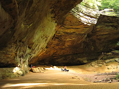 ASH CAVE IS WITHIN A SHORT DRIVE FROM HOCKING HILLS COUNTRY VISTA CABINS.