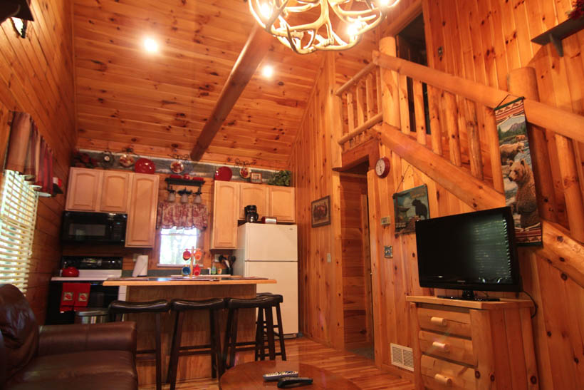 Hilltop Cabin kitchen