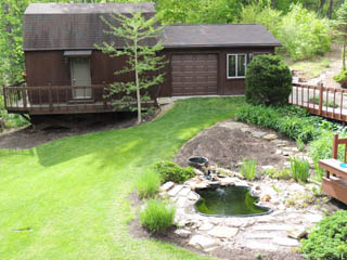 The Cottage cabin pond