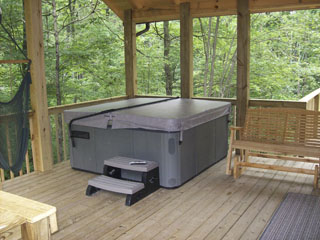 Twin Oaks hottub