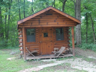 Chandlers enchanted acres cabin exterior