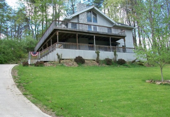 A view of the cabin