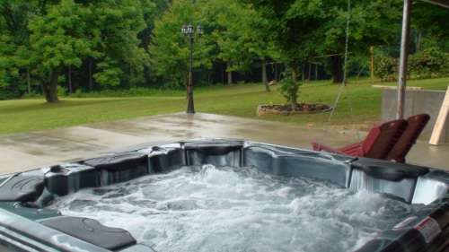 Frank Country Cottage hottub