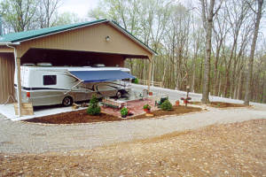 Idledeer Retreat, The Natural Place To Be, A private RV site for large rigs