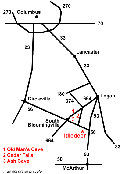 Conveniently located minutes from Cedar Falls, Ash Cave, and Old Man's Cave
