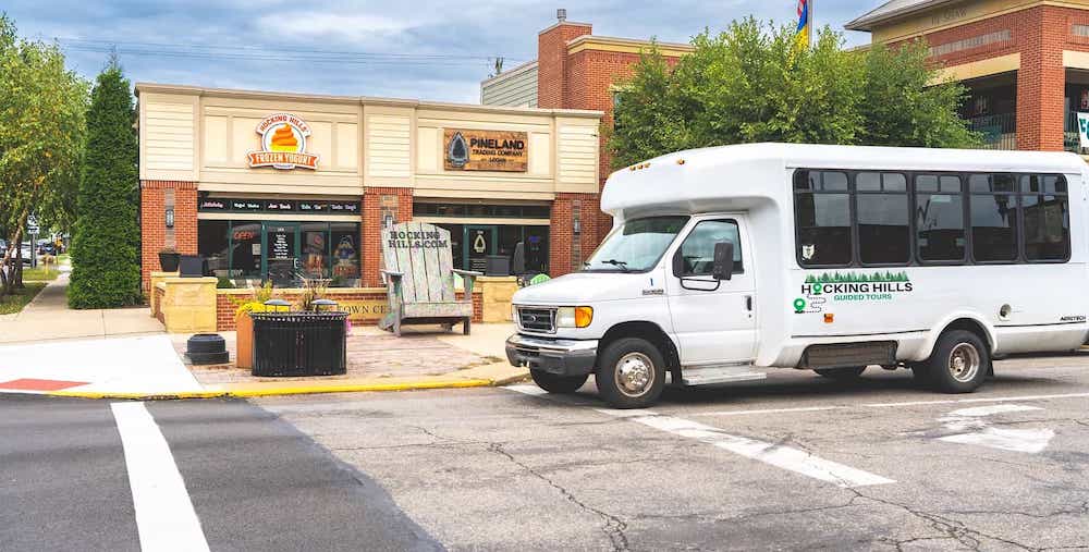 hocking hills guided tour bus