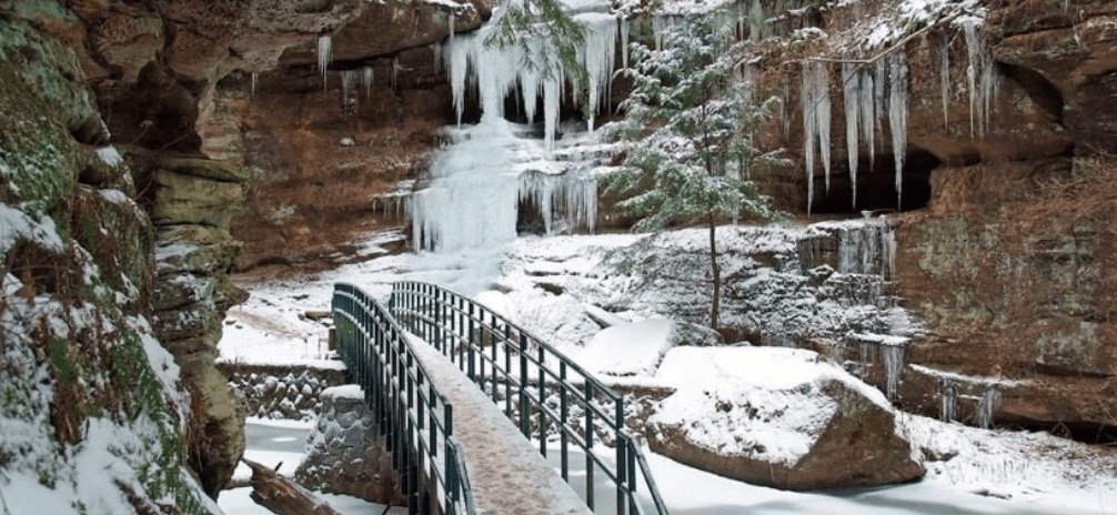 old mans cave in winter