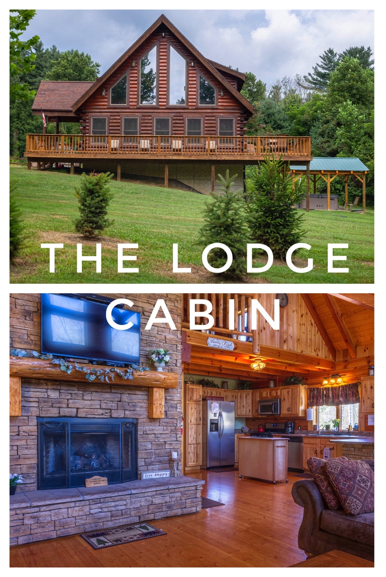 The lodge in Hocking Hills