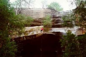 Hocking State Forest Rockclimbing and Rappelling
