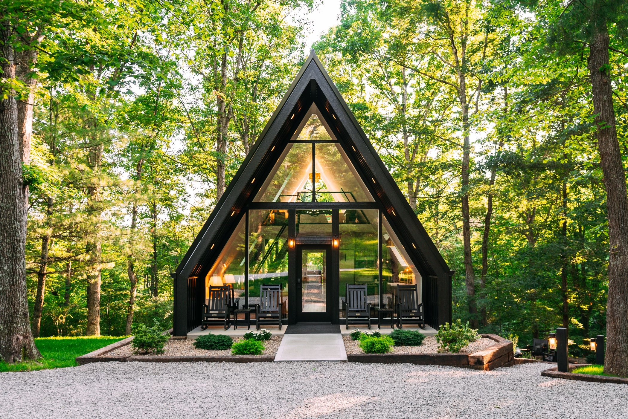 A-Frame front view