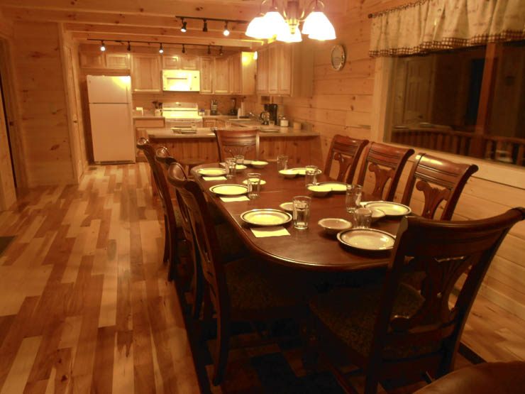 Duffy's Lodge dining table