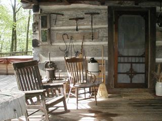 Log Cabin deck