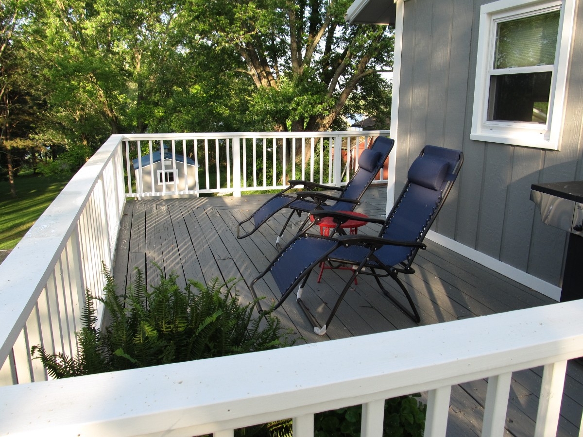 Back deck area