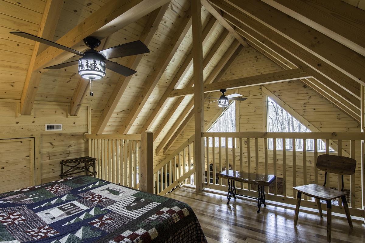 Creekside Serenity open loft