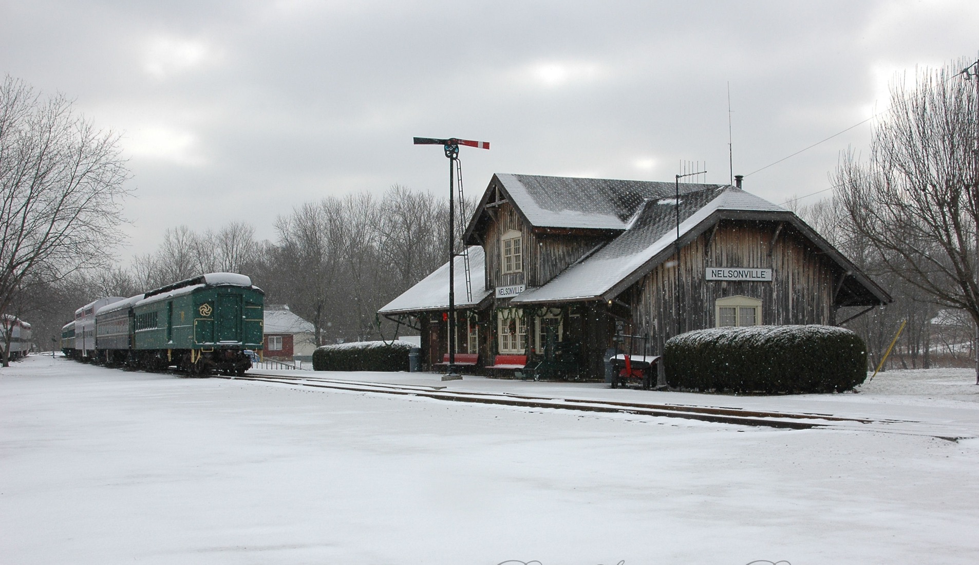      Winter At The Depot