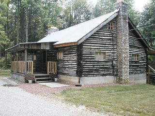 The Hunters Lodge constructed of old chestnut timbers