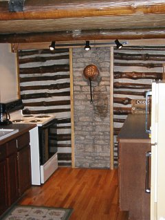 Kitchen are of the Hunters Lodge