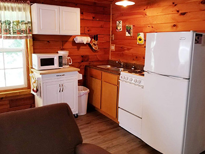 Plymouth cabin kitchen