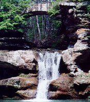 Old mans cave waterfall