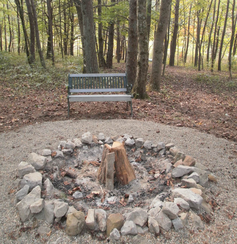 The treehouse firepit